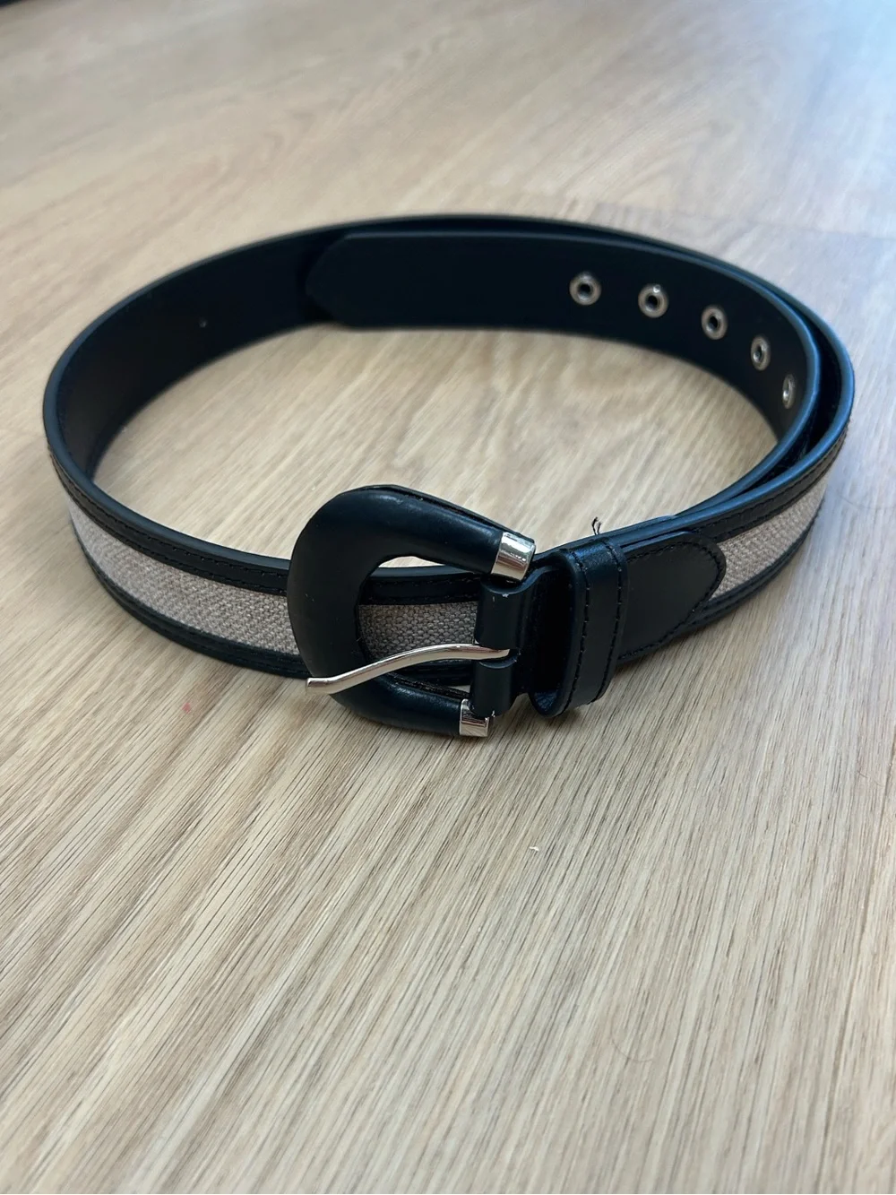 Jason Wu Leather Canvas Belt M